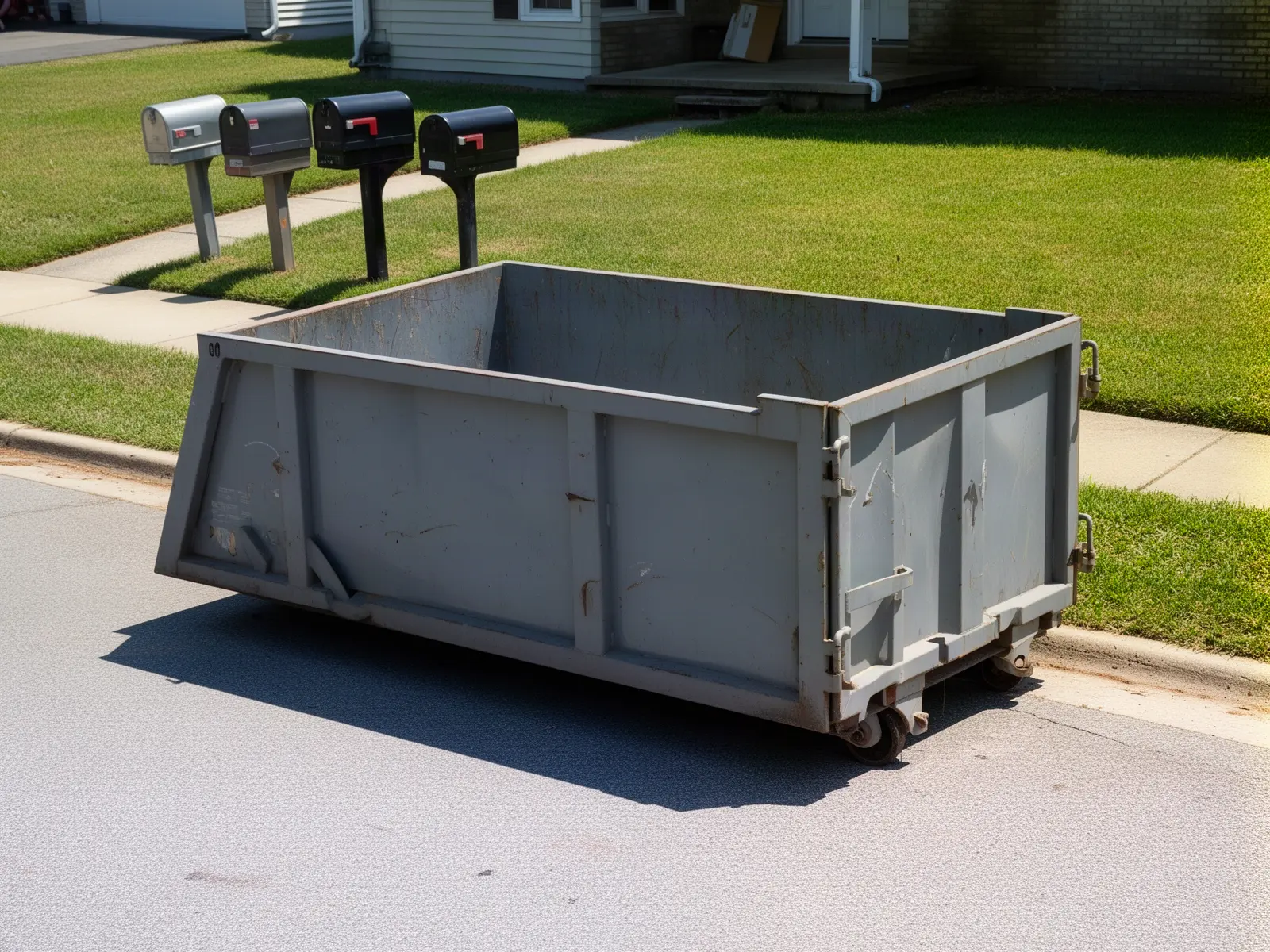 Roll-off dumpster from Webster's Davis Dumpster Rental in Davis, CA